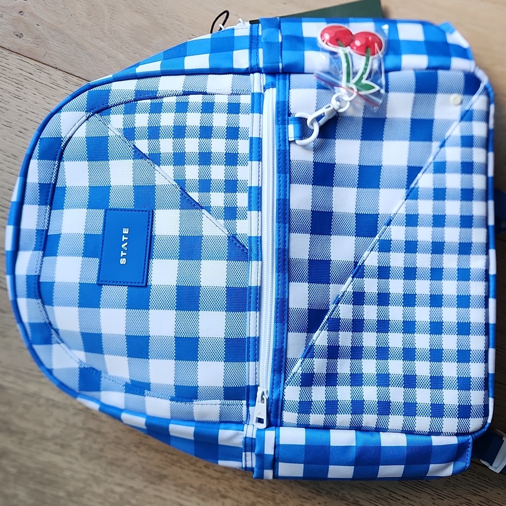 State Intarsia Kane Kids Travel Gingham - Picture 3 of 13
